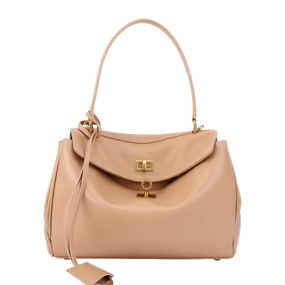 Adele Berto Leather Satchel